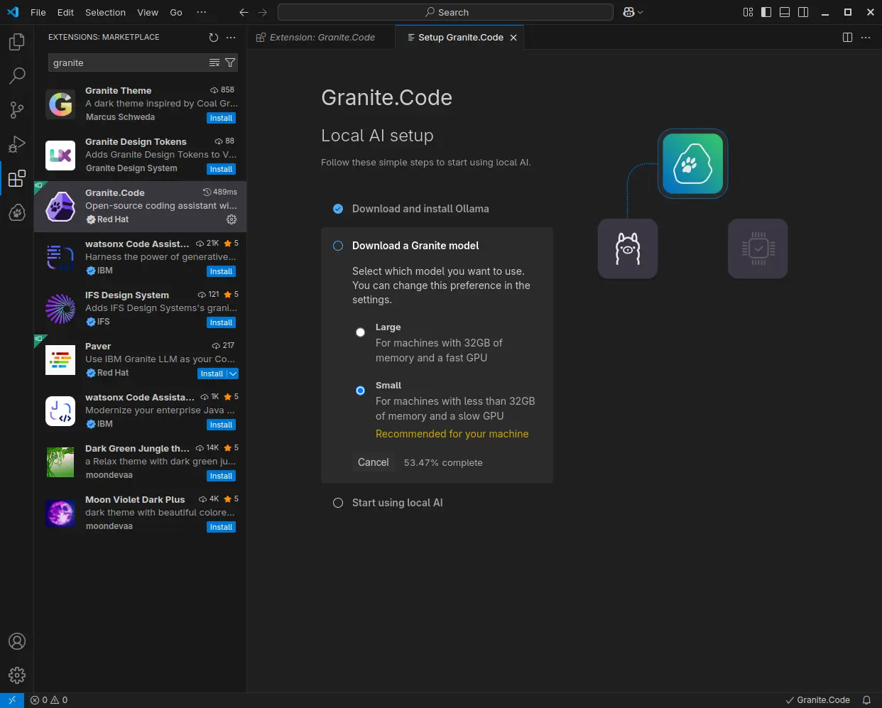 VScode Extension Install